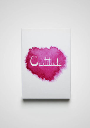 carnet notebook A5 et A6 papier recyclé FSC mémos d'amour mots positifs Gratitude